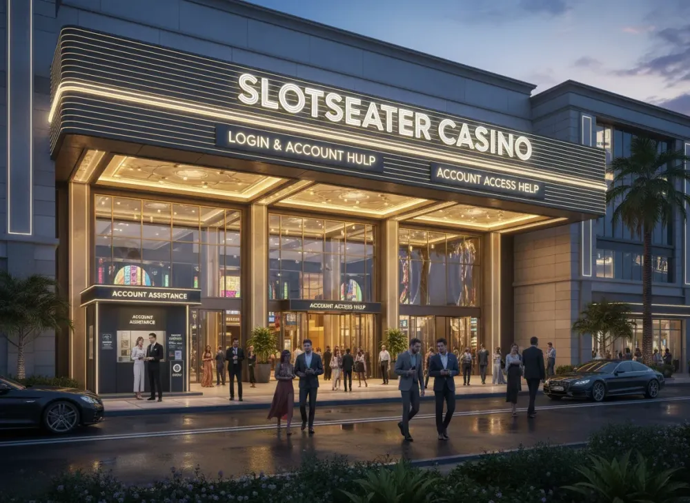 Slotseater casino login en hulp bij accounttoegang